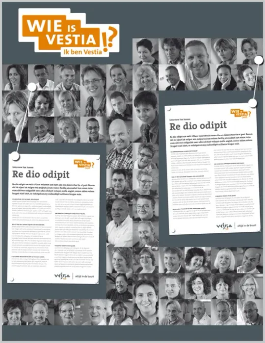 Cover for Van Lens naar Poster: de Portretten van Vestia