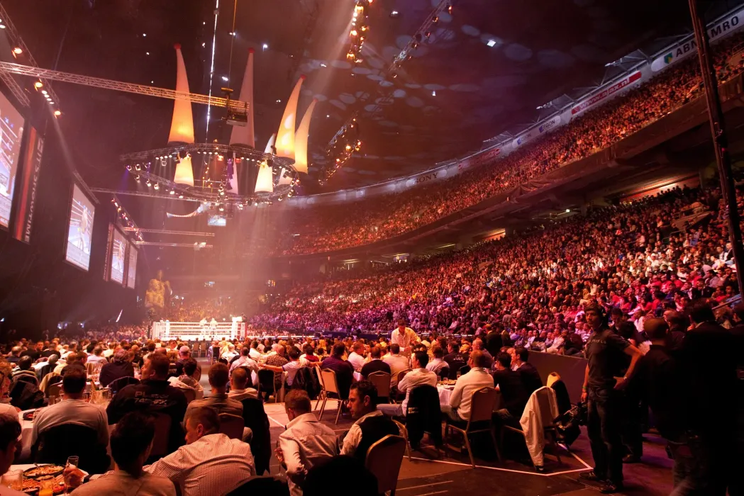 Cover for Een avond vol actie: event fotografie bij K1 Fighting - Arena Amsterdam