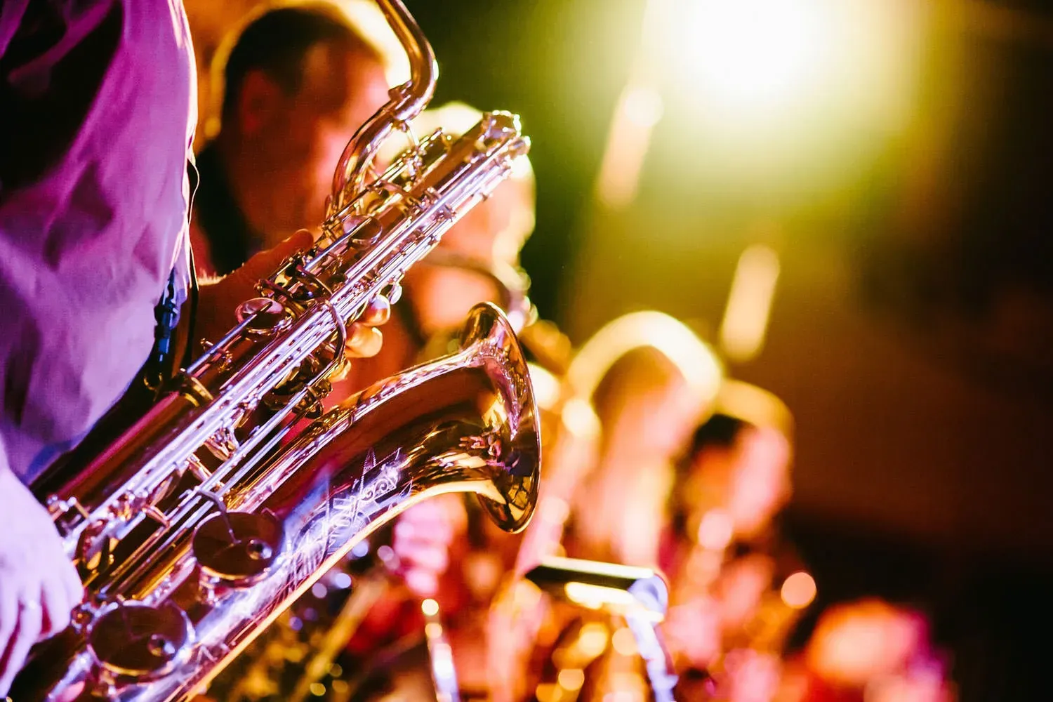 concert fotografie details op het podium