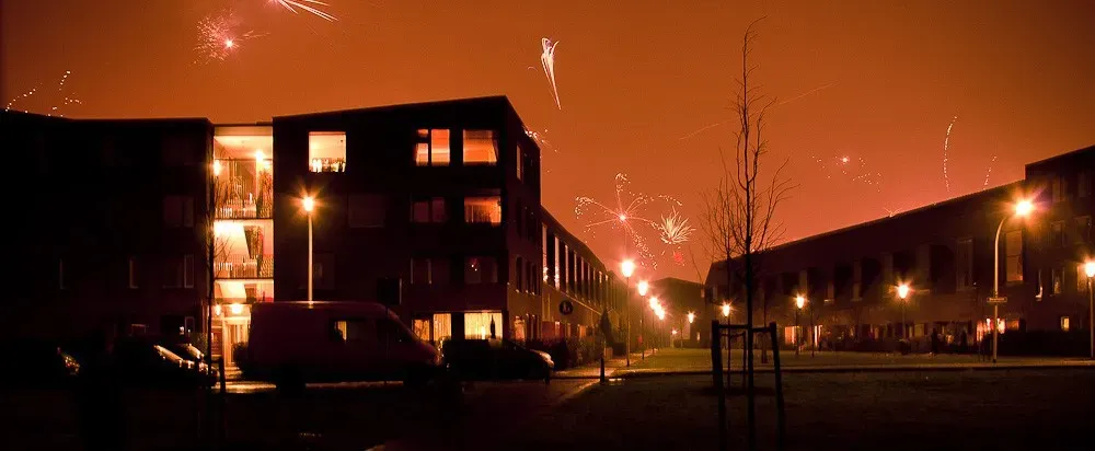 Vuurwerk in Ypenburg