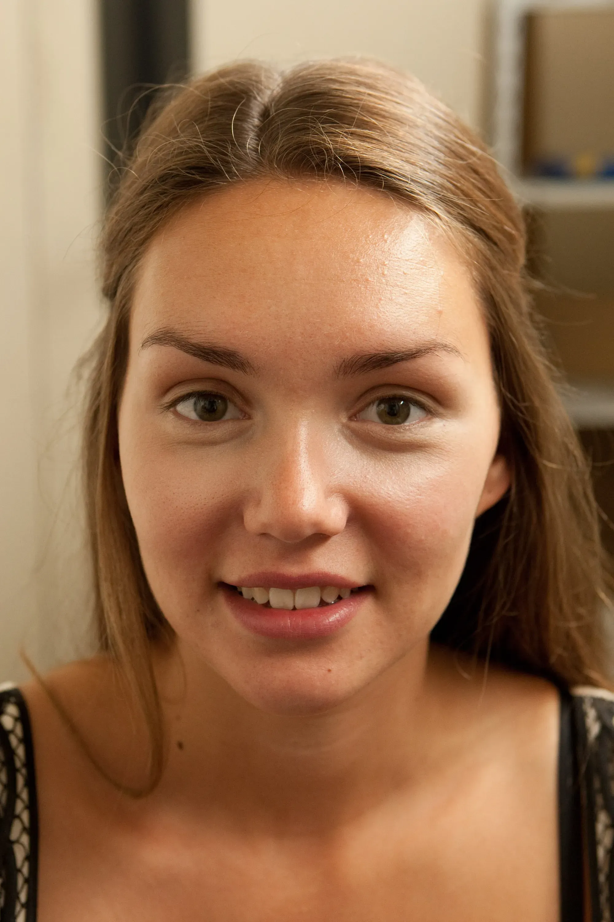 Model Claudia zonder Make-Up