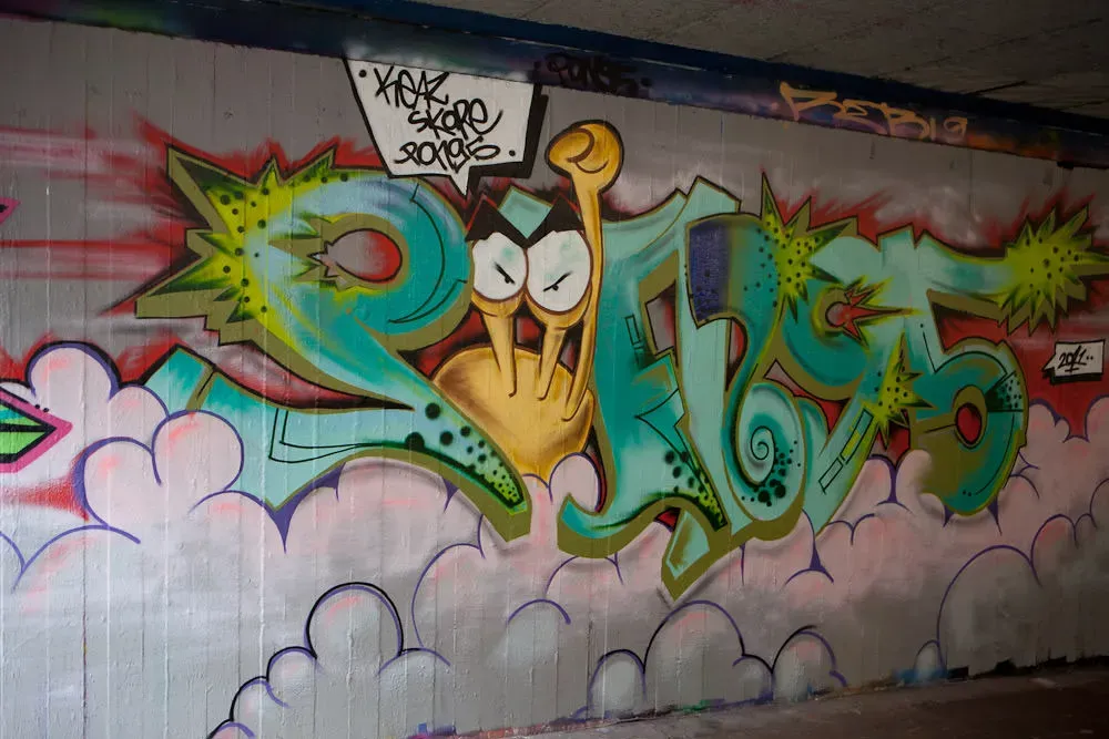 bruidsfotograaf Zoetermeer - Graffitimuur 1